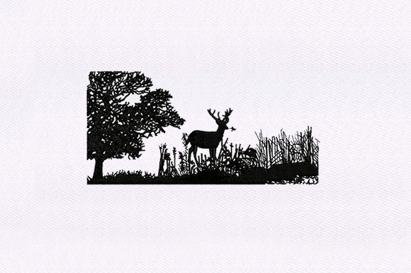 A Designer's Review: The Charm of the Forest Silhouette Embroidery