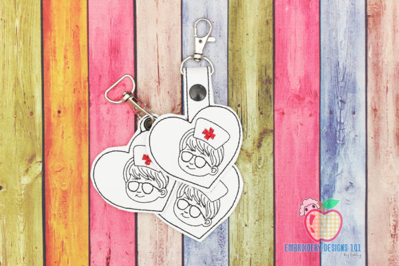 A Review of the Male Nurse ITH Key Fob Embroidery Design