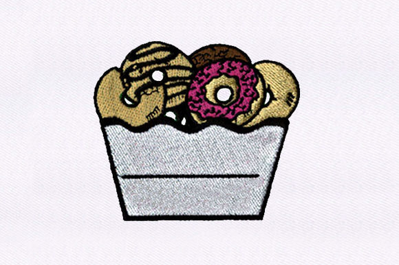 Basketful Doughnuts: A Cozy Sweatshirt Embroidery Review