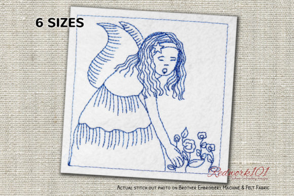 Healing Angels Embroidery Design Review for Business Merch
