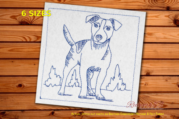 Jack Russell Terrier Redwork: A Seasonal Designer's Review