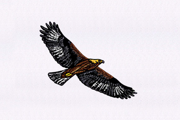 Putting the Brown Eagle Embroidery Design to Practical Use