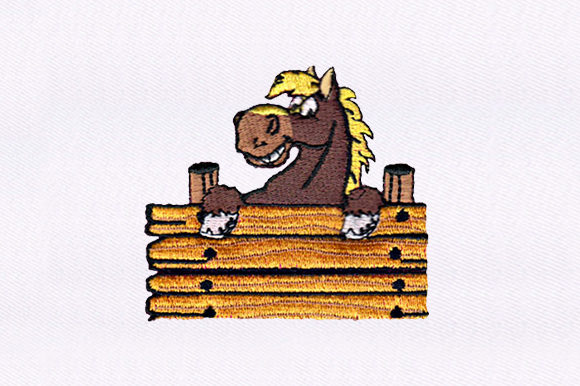Smiling Horse: A Versatile Design for Seasonal Embroidery