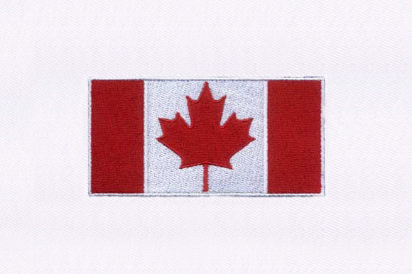 Why the Bordered Canada Flag Embroidery Design is a Craft Fair Winner